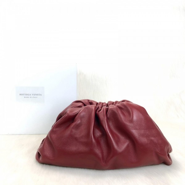 Bottega Veneta The Pouch Frame Clutch Claret Red