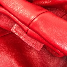 Bottega Veneta The Pouch Frame Clutch Red