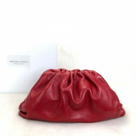 Bottega Veneta The Pouch Frame Clutch Red