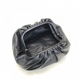 Bottega Veneta The Pouch Frame Clutch Black