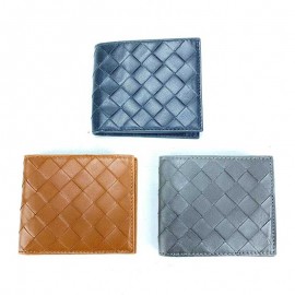 Bottega Veneta Woven Bi-Fold Wallet