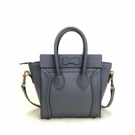 Celine Nano Luggage Bag Gray