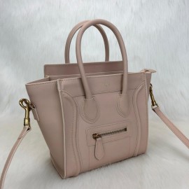 Celine Nano Luggage Bag Powder Rose