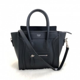 Celine Nano Luggage Bag Black