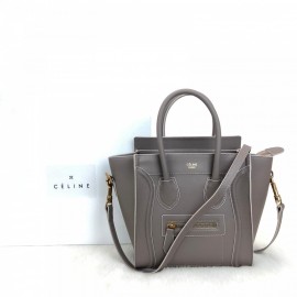 Celine Nano Luggage Bag Mink