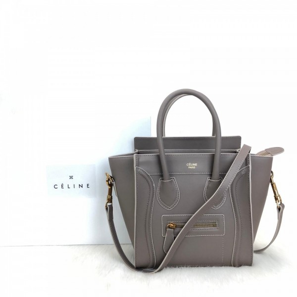 Celine Nano Luggage Bag Mink