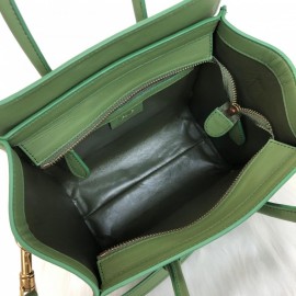 Celine Nano Luggage Bag Green