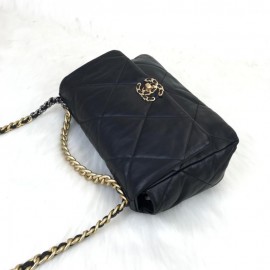 Chanel 19 Large Flap Bag Black