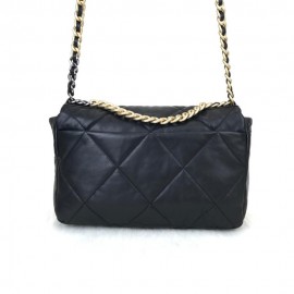 Chanel 19 Large Flap Bag Black