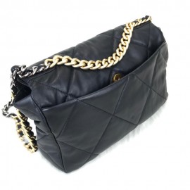 Chanel 19 Large Flap Bag Black