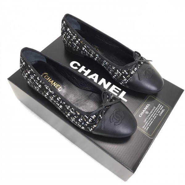 Chanel Ballerinas Tweed Special