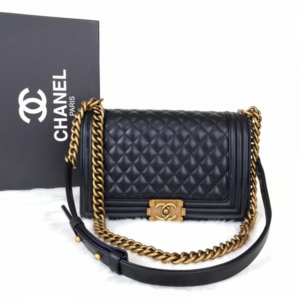 Chanel Boy Classic Gold Limited 