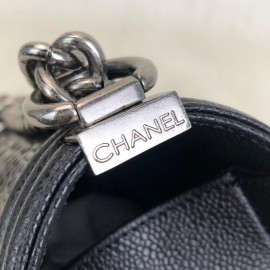 Chanel Boy Genuine Python Black Naturel