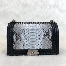 Chanel Boy Genuine Python Naturel