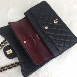 Chanel Caviar  Flap Bag 2,55 Medium Size %100 Genuine Leather