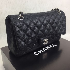 Chanel Caviar  Flap Bag 2,55 Medium Size %100 Genuine Leather