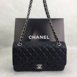 Chanel Caviar  Flap Bag 2,55 Medium Size %100 Genuine Leather