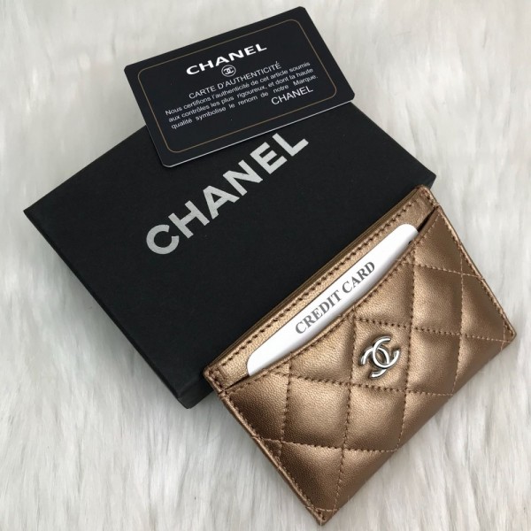 Chanel Classic Card Holder Gold