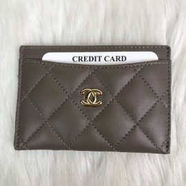 Chanel Classic Card Holder Mink