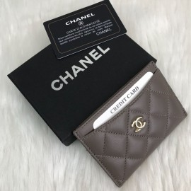 Chanel Classic Card Holder Mink