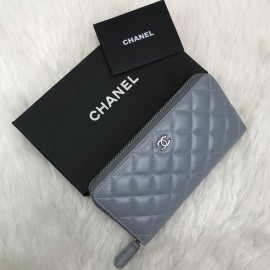 Chanel Classic Wallet Smoked