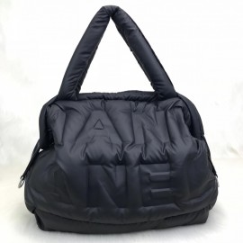 Chanel Embossed Doudoune Bowling Black