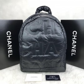 Chanel Embossed Doudoune Black