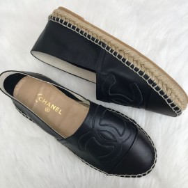 Chanel Espadrilles Black 