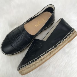 Chanel Espadrilles Black 