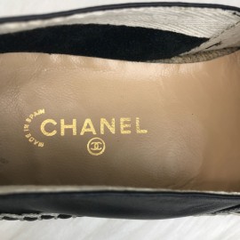 Chanel Espadrilles Black 