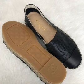 Chanel Espadrilles Black 