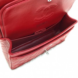 Chanel  Flap Bag 2,55 Medium Size %100 Genuine Leather Red