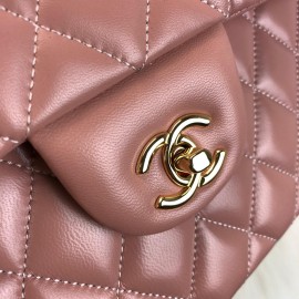 Chanel Flap Bag 3,55 Capitone Large Size Powder Gold