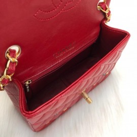 Chanel Flap Lucky Charms 1,55 Mini Red