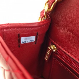 Chanel Flap Lucky Charms 1,55 Mini Red