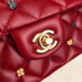 Chanel Flap Lucky Charms 1,55 Mini Red