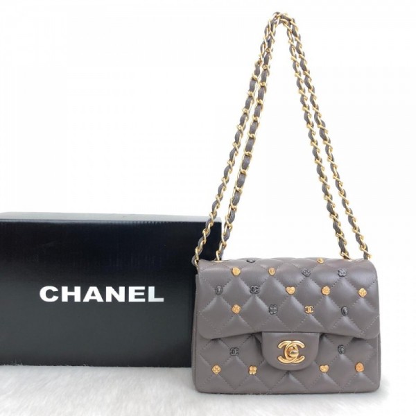 Chanel Flap Lucky Charms 1,55 Mini Mink