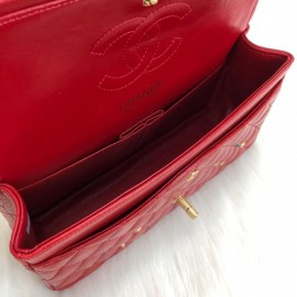 Chanel Flap Lucky Charms Medium Size Red