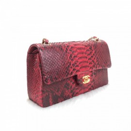 Chanel Flap Phyton 2,55 Red Gold