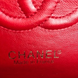 Chanel Flap Phyton 2,55 Red Gold