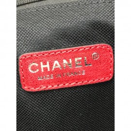 Chanel Glazed Deauville Tote Bag Red