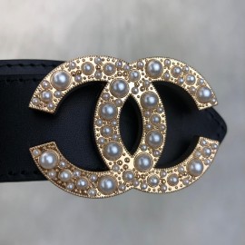 Chanel Pearl Ve Stony Belt 