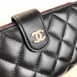 Chanel L-zip Black Large Gold