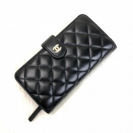 Chanel L-zip Black Large Gold