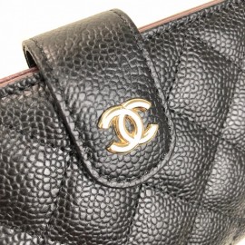 Chanel L-zip Black Leather