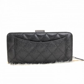 Chanel L-zip Black Leather