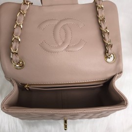 Chanel Mini Flap Bag 1.55 Cream Gold