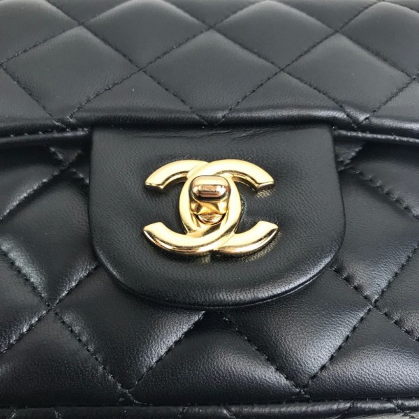 Chanel Mini Flap Bag 1.55 Black Gold