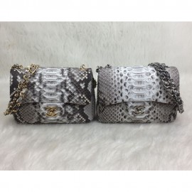 Chanel Phyton Genuine Mini 1,55 Silver