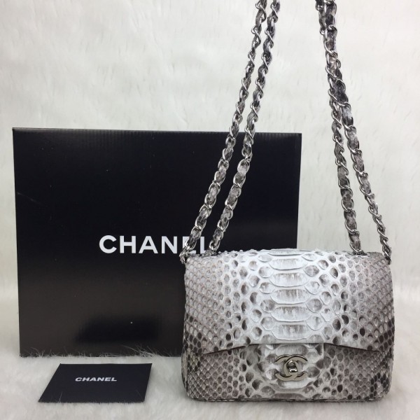 Chanel Phyton Genuine Mini 1,55 Silver